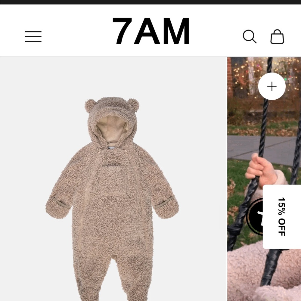 7AM Teddy Suit